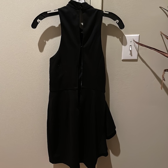 NWOT *free in bundle* Black peplum dress, size S - Picture 5 of 6
